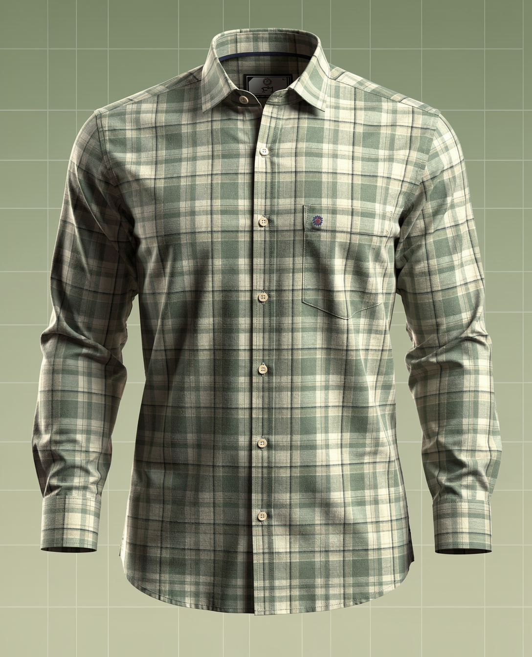 Sage Green Shirt by Zieka